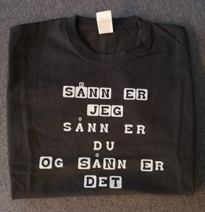 T-skjorte Barn "Sånn er jeg"