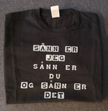 T-skjorte Barn "Sånn er jeg"