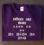 T-skjorte Barn "Sånn er jeg"