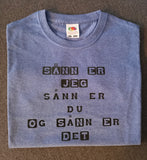 T-skjorte Barn "Sånn er jeg"